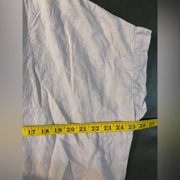 Everlane Women's Light Lilac  Linen Top Boxy size 14 - Picture 7 of 9